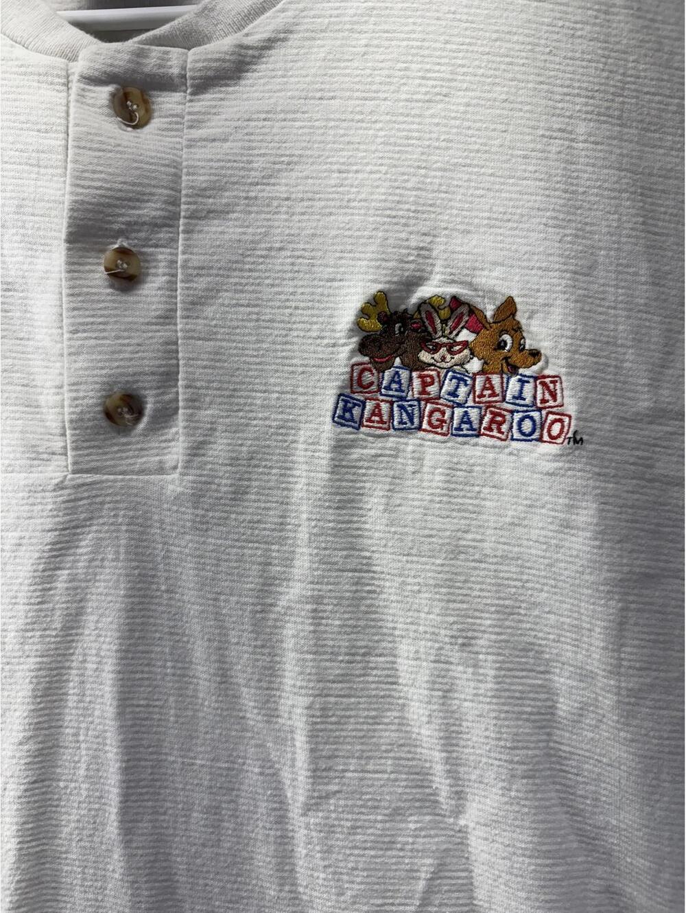 Vintage 90s Captain Kangaroo Single Stitch Shirt 100% Cotton Made In USA Size XL